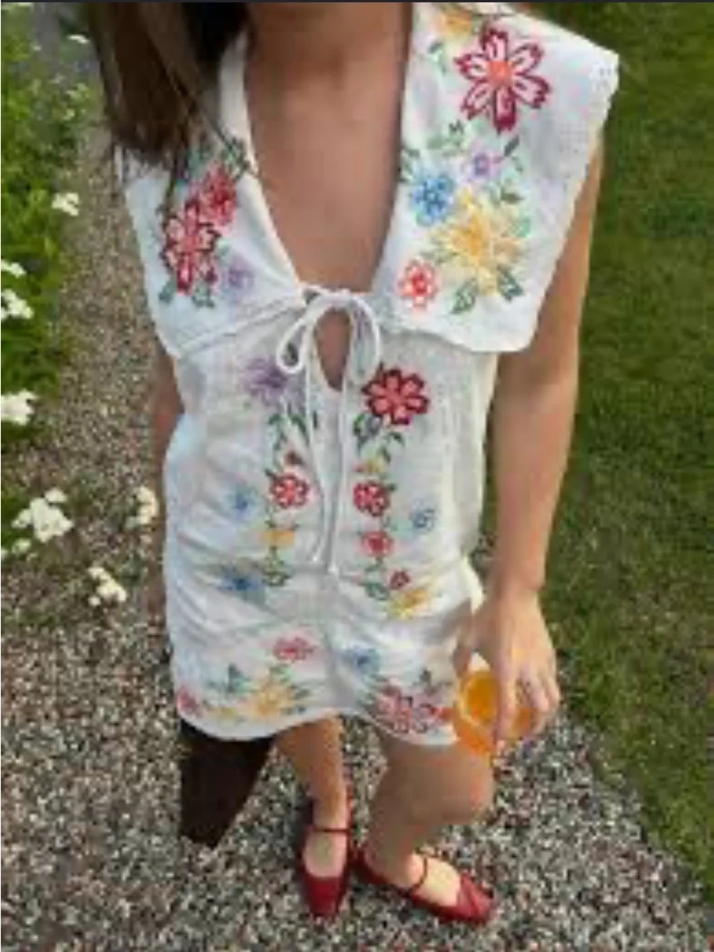 NWT Free People | Willow Embroidered Mini Dress | Large